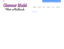 Tablet Screenshot of glamour-model-west-midlands.com